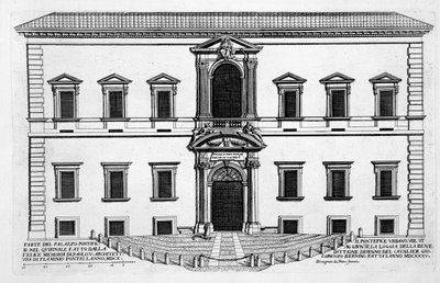 Palazzo del Quirinale, aus 